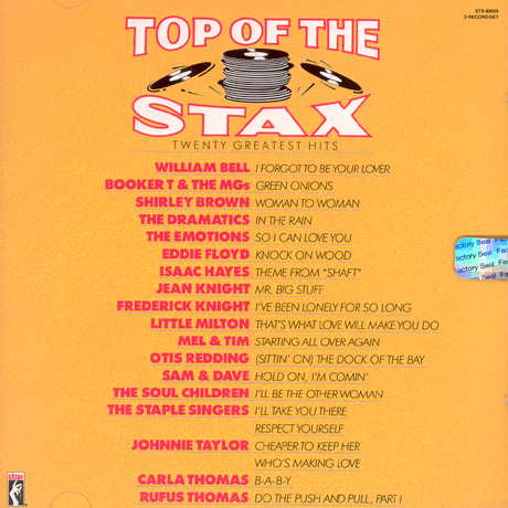 TOP OF THE STAX: TWENTY GREATEST HITS