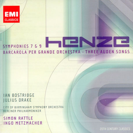 SYMPHONIES 7 & 9, BARCAROLA ETC/ SIMON RATTLE, INGO METZMACHER