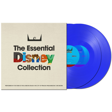 THE ESSENTIAL DISNEY COLLECTION [디즈니 베스트 주제곡 모음집] [CLEAR ROYAL BLUE LP]