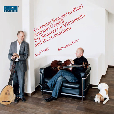 SIX SONATAS FOR VIOLONCELLO AND BASSO CONTINUO/ AXEL WOLF, SEBASTIAN HESS