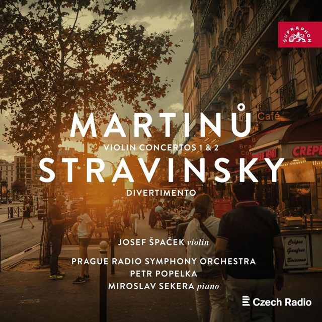 MARTINU: VIOLIN CONCERTOS 1 & 2, STRAVINSKY: DIVERTIMENTO [마르티누: 바이올린 협주곡 1번, 2번, 스트라빈스키: 디베르티멘토 - 요제프 슈파체크 / 미로슬라프 세케라 / 페트르 포펠카 / 프라하 방송교향악단]