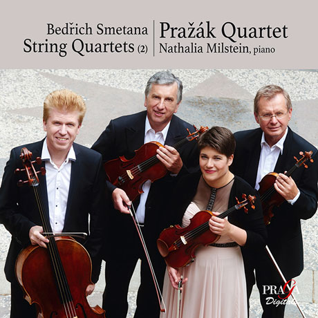 STRING QUARTETS/ PRAZAK QUARTET, NATHALIA MILSTEIN [SACD HYBRID] [스메타나: 현악 사중주 1 & 2번, 피아노 트리오 - 프라작 사중주단]