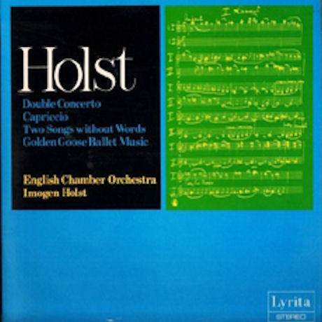DOUBLE CONCERTO FOR TWO VIOLINS AND ORCHESTRA, CAPRICIO/ IMOGEN HOLST [LP]
