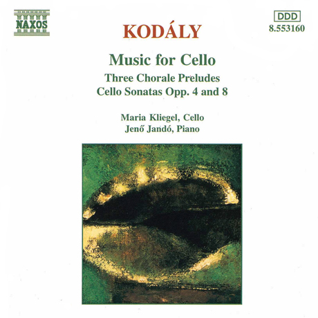 CELLO SONATAS OP.4 & 8/ MARIA KLIEGEL, JENO JANDO [코다이: 첼로 소나타 - 마리아 클리겔, 예노 얀도]