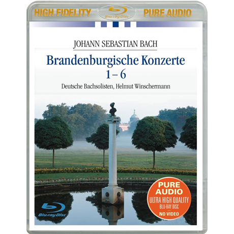 BRANDENBURG CONCERTOS 1-6/ DEUTSCHE BACHSOLISTEN, HELMUT WINSCHERMANN [BLU-RAY AUDIO]