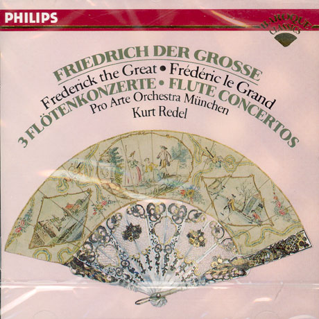 FRIEDRICH THE GREAT/ 3 FLUTE CONCERTO/ KURT REDEL [프리드리히 대제 플룻협주곡집]