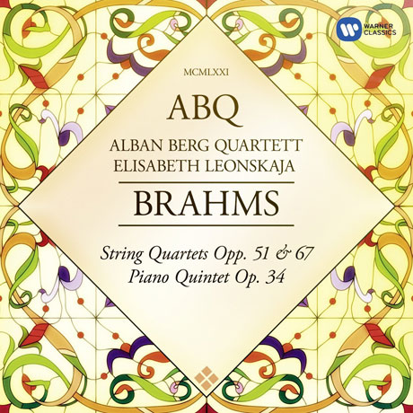 STRING QUARTETS OP.51, 67 & PIANO QUINTET OP.34/ ALBAN BERG QUARTETT [ORIGINAL JACKET] [브람스: 현악사중주 & 피아노 오중주]