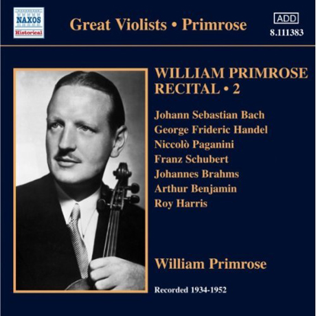 RECITAL 2 [GREAT VIOLISTS]