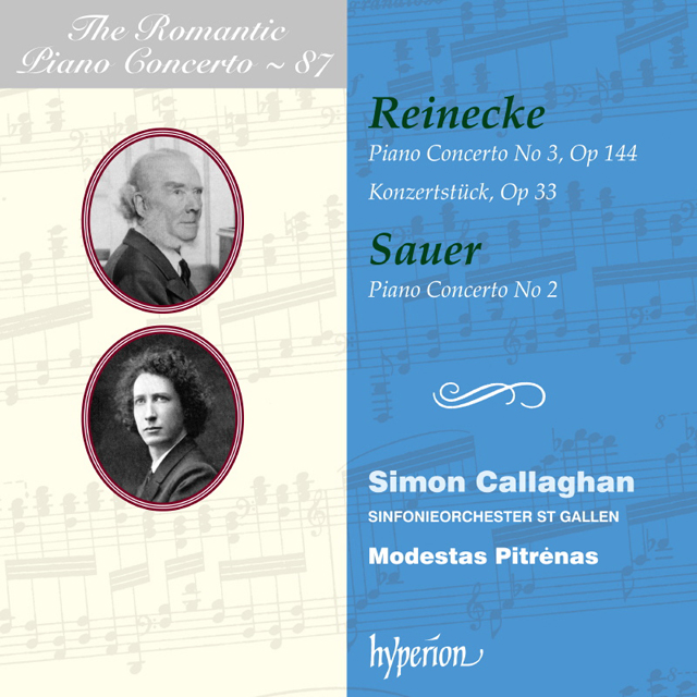 THE ROMANTIC PIANO CONCERTO VOL.87/ SIMON CALLAGHAN, MODESTAS PITRENAS [칼 라이네케, 폰자우어: 낭만주의 피아노 협주곡 시리즈 VOL.87 - 사이먼 칼라한, 모데스타스 피트레나스]
