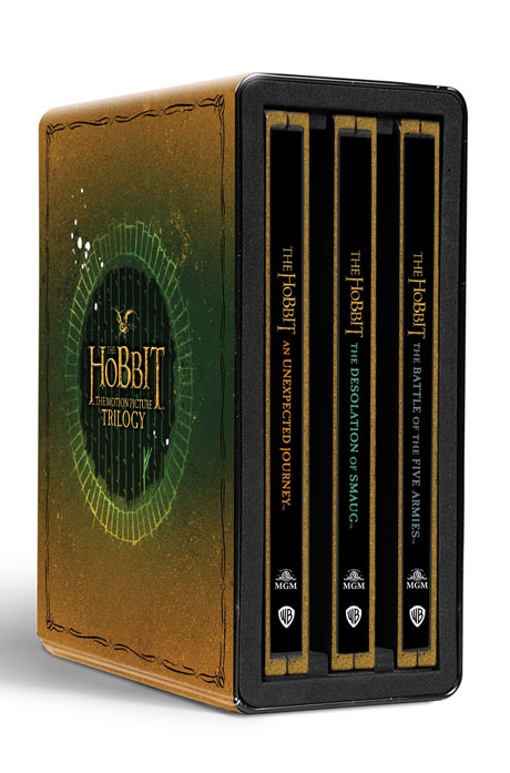 호빗 트릴로지 4K UHD+BD [라이브러리 케이스 스틸북 한정판] [THE HOBBIT TRILOGY]
