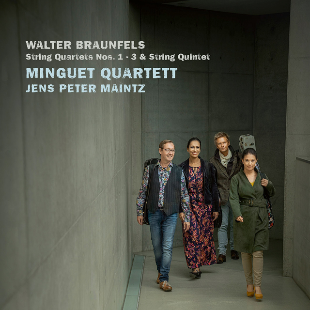 STRING QUARTETS NOS. 1-3 & STRING QUI/ MINGUET QUARTETT [브라운펠스: 현악사중주 전곡 & 현악 오중주 - 밍구에 사중주단]