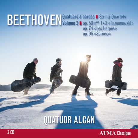 STRING QUARTETS VOL.2 OP.59 NOS.1-3/ QUATUOR ALCAN [베토벤: 중기 현악사중주집]