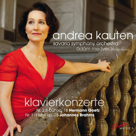 PIANO CONCERTOS/ ANDREA KAUTEN [브람스: 피아노 협주곡 1번 & 괴츠: 피아노 협주곡 2번 - 안드레아 카우텐]