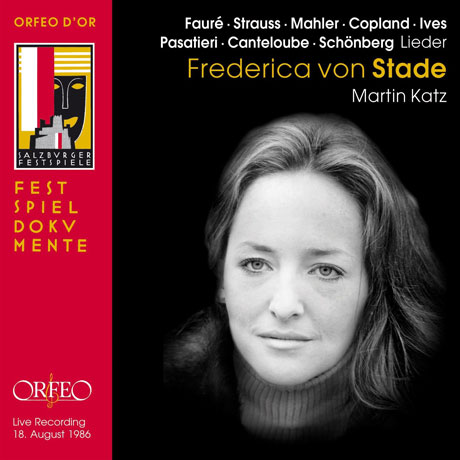SONGS/ MARTIN KATZ [프레데리카 폰 슈타데: 찰츠 부르크 리사이틀 1986]
