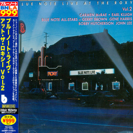 BLUE NOTE LIVE AT THE ROXY VOL.2 [JAPAN EDITION]