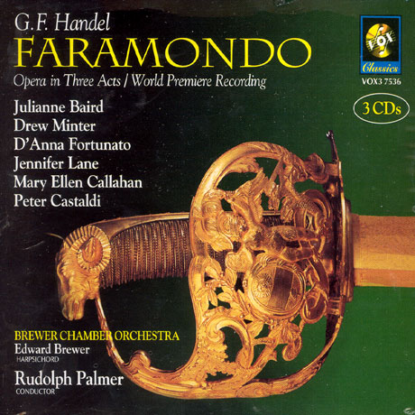 FARAMONDO/ RUDOLPH PALMER [헨델 오페라 `파라몬도`]