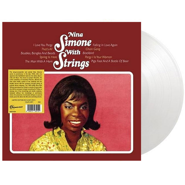 NINA SIMONE WITH STRINGS [CLEAR LP]