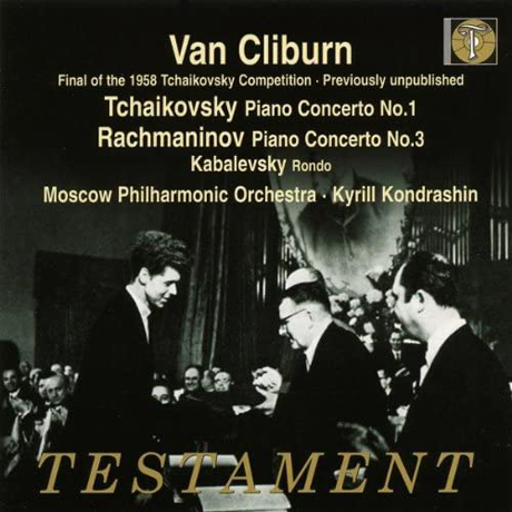 PIANO CONCERTO NO.1, NO.3, RONDO/ VAN CLIBURN, KYRILL KONDRASHIN [차이코프스키, 라흐마니노프, 카발레프스키: 피아노 협주곡, 론도 - 클라이번, 콘드라신]