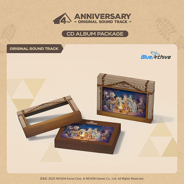 블루 아카이브 4주년 기념 [BLUE ARCHIVE] [CD ALBUM PACKAGE VER]