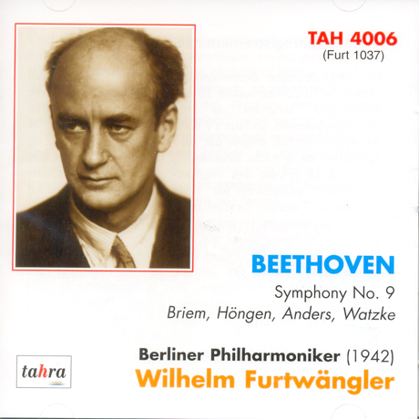 SYMPHONY NO.9 1942/ WILHELM FURTWANGLER [재발매 한정반 6집]