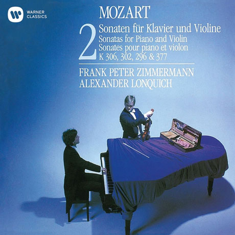SONATAS FOR PIANO AND VIOLIN K.306, 302, 296 & 377/ FRANK PETER ZIMMERMANN, ALEXANDER LONQUICH [UHQCD] [모차르트: 바이올린 소나타 2집 - 침머만 & 론퀴히]