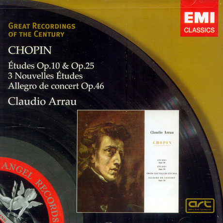 ETUDES, ALLEGRO DE CONCERT/ CLAUDIO ARRAU [GREAT RECORDINGS OF THE CENTURY]