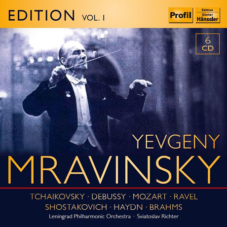 YEVGENY MRAVINSKY EDITION VOL.1/ SVIATOSLAV RICHTER [므라빈스키 에디션 1집: 차이코프스키, 드뷔시, 라벨, 브람스 외]