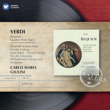 MESSA DA REQUIEM/ CARLO MARIA GIULINI [WARNER MASTERS] [베르디: 레퀴엠 - 줄리니]