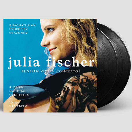 RUSSIAN VIOLIN CONCERTOS/ YAKOV KREIZBERG [하차투리안, 프로코피에프 & 글라주노프: 러시안 바이올린 협주곡 - 율리아 피셔] [LP]