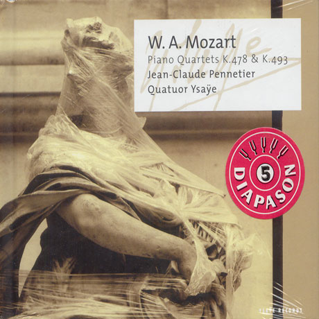PIANO QUARTETS K.478,493/ JEAN-CLAUDE PENNETIER, QUATUOR YSAYE
