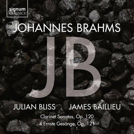 CLARINET SONATAS/ JULIAN BLISS, JAMES BAILLIEU [브람스: 클라리넷 소나타집 - 줄리안 블리스]