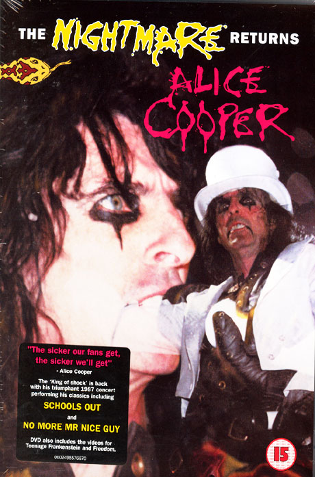 THE NIGHTMARE RETURNS [앨리스 쿠퍼: 나이트메어 리턴스] [PAL방식]