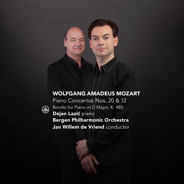PIANO CONCERTOS 20 & 12/ DEJAN LAZIC & JAN WILLEM DE VRIEND [모차르트: 피아노 협주곡 20번, 12번, 론도 D장조 K.485 - 데얀 라지치 & 얀 빌럼 데 브린트]