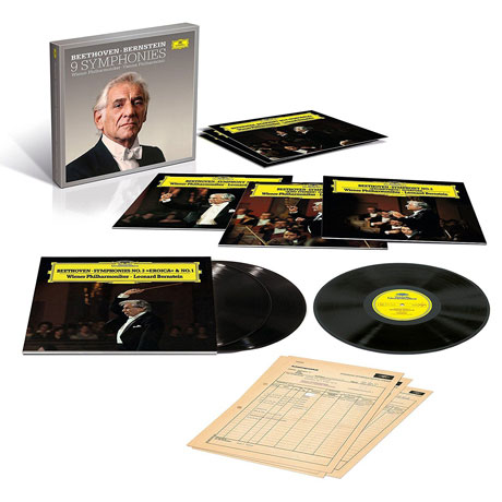 9 SYMPHONIES/ LEONARD BERNSTEIN [베토벤: 교향곡 전곡 - 번스타인] [넘버링 한정반] [180G LP]