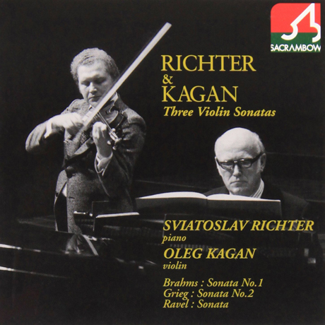 THREE VIOLIN SONATAS/ OLEG KAGAN, SVIATOSLAV RICHTER [브람스, 그리그 & 라벨: 바이올린 소나타]