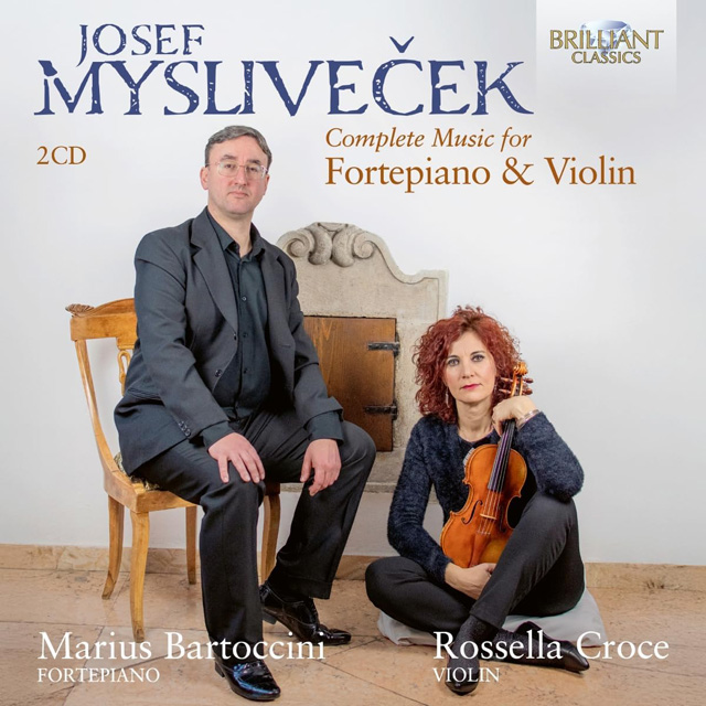 COMPLETE MUSIC FOR FORTEPIANO AND VIOLIN/ MARIUS BARTOCCINI, ROSSELLA CROCE [미슬리베체크: 포르테 피아노와 바이올린을 위한 전곡 - 마리우스 바르토치니, 로셀라 크로체]