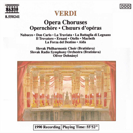OPERA CHORUSES/ OLIVER DOHNANYI [베르디: 오페라 합창곡]