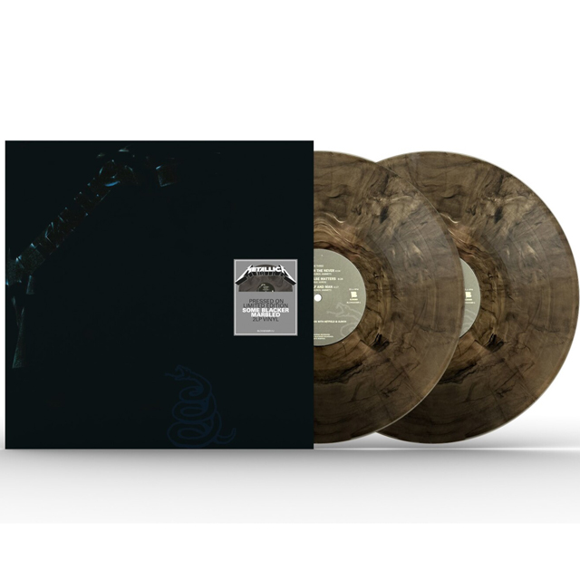 METALLICA: THE BLACK ALBUM [SOME BLACKER MARBLED LP]