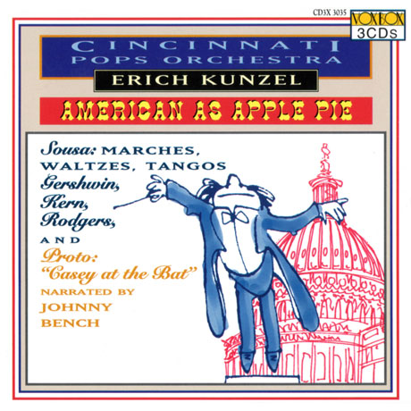 AMERICAN AS APPLE PIE/ ERICH KUNZEL [신시네티 팝스 오케스트라 & 에리히 쿤젤: 미국작곡가들의 왈츠와 행진곡]