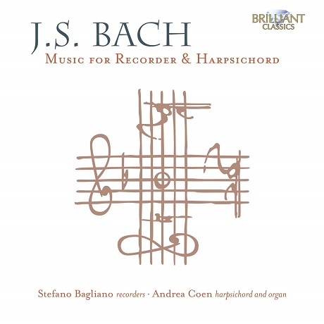 MUSIC FOR RECORDER & HARPSICHORD/ STEFANO BAGLIANO, ANDREA COEN [바흐: 리코더와 하프시코드를 위한 음악 - 발리아노, 코엔]