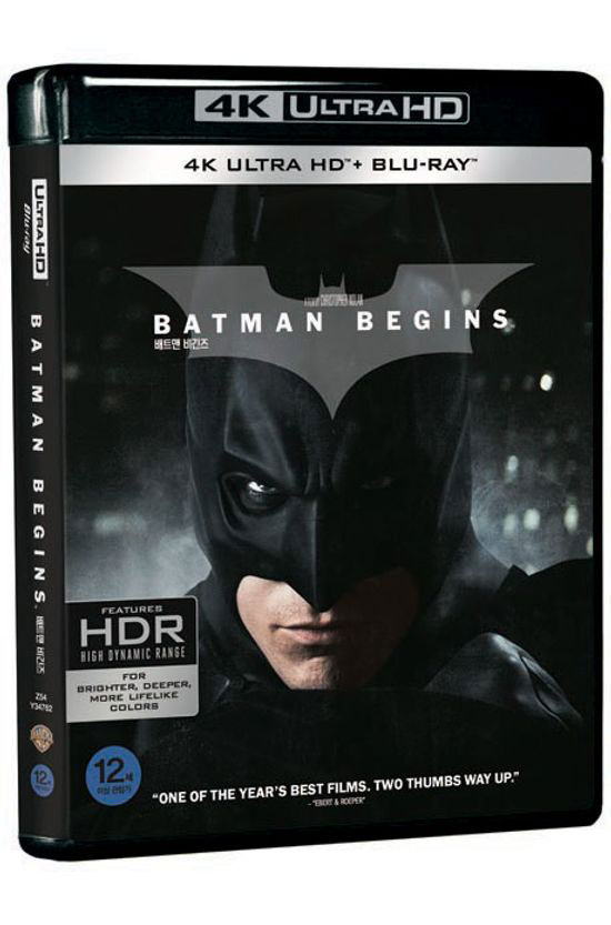 [크리스토퍼 놀란 4K 할인] 배트맨 비긴즈 4K UHD+BD [BATMAN BEGINS]