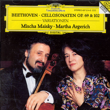 CELLOSONATEN OPP69.102/ VARIATIONEN/ MISCHA MAISKY/ MARTHA ARGERICH