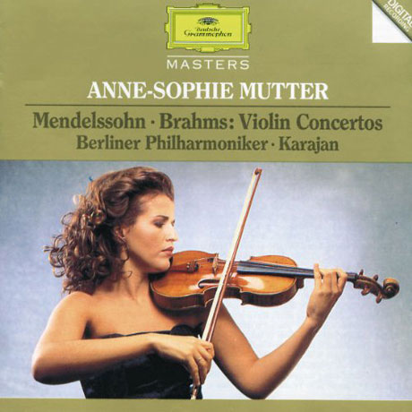 VIOLIN CONCERTOS/ ANNE-SOPHIE MUTTER, HERBERT VON KARAJAN [멘델스존 & 브람스: 바이올린 협주곡 - 무터 & 카라얀]