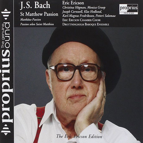 ST. MATTHEW PASSION/ ERIC ERICSON [에릭 에릭손 4집: 바흐 마태 수난곡]