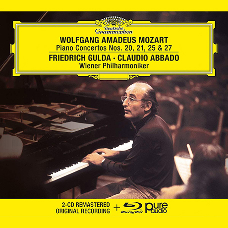 PIANO CONCERTOS NOS.20, 21, 25 & 27/ FRIEDRICH GULDA, CLUDIAO ABBADO [2CD+BDA] [모차르트: 피아노 협주곡 - 굴다, 아바도]