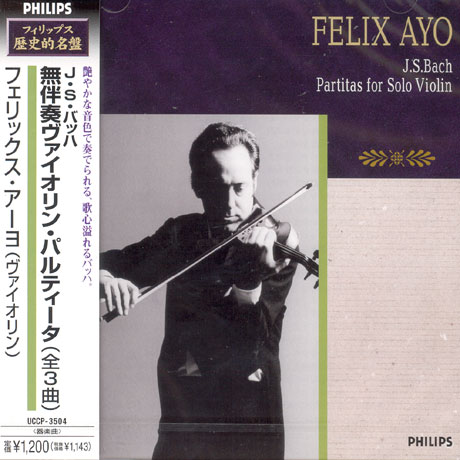PARTITAS FOR SOLO VIOLIN/ FELIX AYO [일본반]