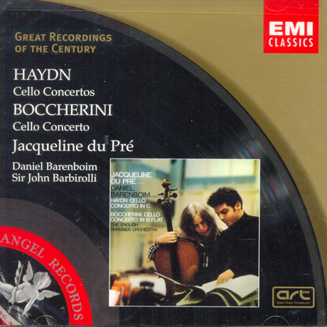 CELLO CONCERTOS/ JACQUELINE DU PRE, DANIEL BARENBOIM, JOHN BARBIROLLI [GREAT RECORDINGS OF THE CENTURY]