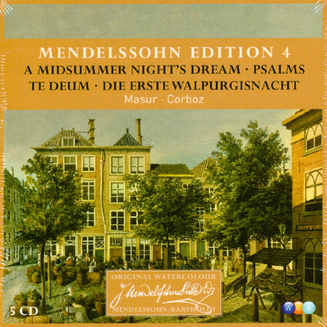 A MIDSUMMER NIGHT`S DREAM, PSALMS ETC [MENDELSSOHN EDITION 4]