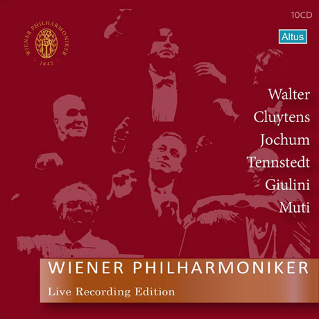 WIENER PHILHARMONIKER: LIVE RECORDINGS EDITION VOL.2/ WALTER, CLUYTENS, JOCHUM, TENNSTEDT, GIULINI, MUTI [빈 필하모닉 오케스트라 라이브 컬렉션 2집] [한정반]
