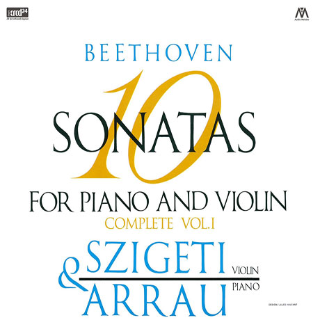SONATAS FOR PIANO AND VIOLIN COMPLETE VOL.1/ JOSEPH SZIGETI, CLAUDIO ARRAU [XRCD] [베토벤: 바이올린 소나타 전곡 1집 - 시게티 & 아라우]